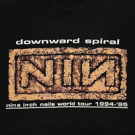 NINE INCH NAILS DOWNWARD SPIRAL WORLD TOUR 1994-1995 FRUIT OF THE LOOM XL 5730