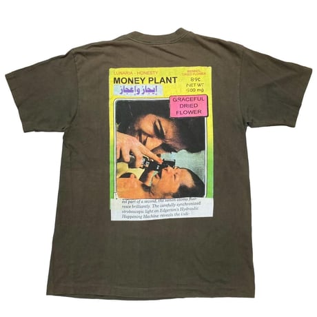 THE FLAMING LIPS NOW IN SUMMER MONEY PLANT TEE OLIVE XL 9047