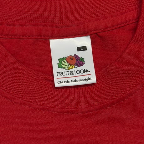 NIRVANA IN UTERO HEART SHAPED BOX LS RED FRUIT OF THE LOOM LARGE 1185