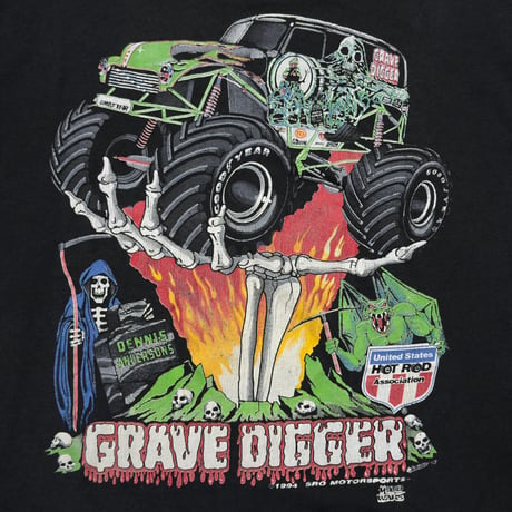 OLD & VINTAGE GRAVE DIGGER 1994 MONSTER WARS FITS XL 8841
