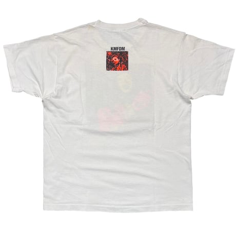 KMFDM VIRUS MULTI COLOR WHITE FRUIT OF THE LOOM XL 4690