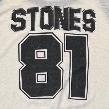 THE ROLLING STONES 1981 AMERICAN TONGUE RAGLAN ANVIL XL 1064