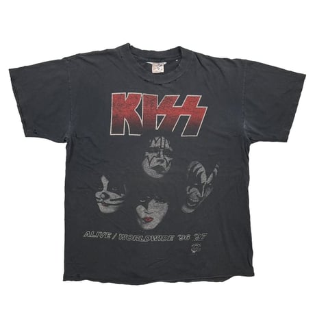 KISS OVP MEMBER FACE Tシャツ！力　TEE HANES XL KISS OVP MEMBER FACE Tシャツ！力 TEE HANES XL