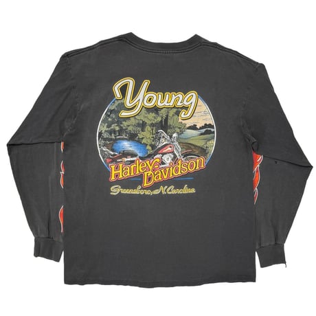 HARLEY DAVIDSON UNTAMED TIGER FLAME YOUNG LS LARGE 2894