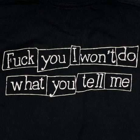 RAGE AGAINST THE MACHINE BURNING MONK FUCK YOU I WON'T DO WHAT YOU TELL ME FITS XL 5030