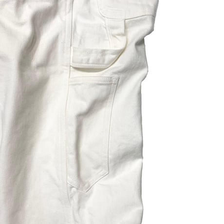 [Christmas Limited] greatLAnd ORIGINAL NO MAN CARPENTER DOUBLE KNEE PANT WASHED WHITE