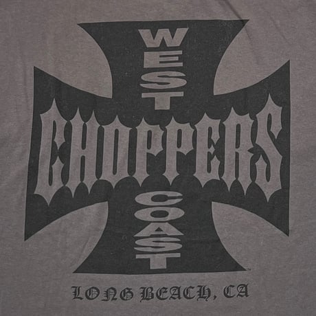 WEST COAST CHOPPERS IRON CROSS LONG BEACH CA CHARCOAL XL 6831