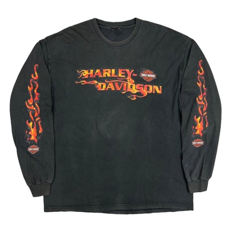 HARLEY DAVIDSON ORANGE FLAME LS PACIFIC FITS XL 2250