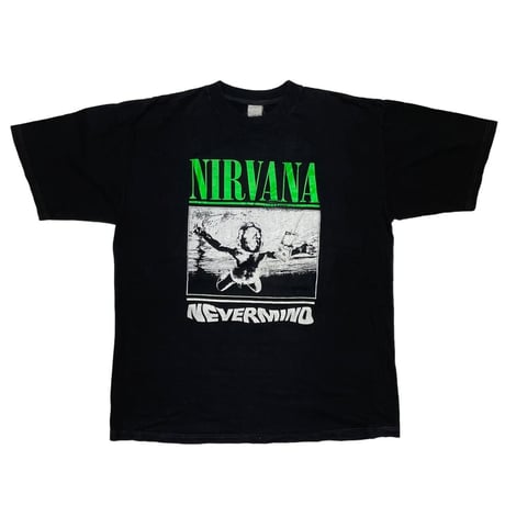 NIRVANA NEVERMIND BOOTLEG BLACK GREEN FITS XL 8067