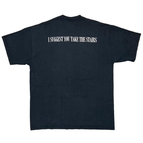 DISNEY VINTAGE MICKEY THE TWILIGHT ZONE TOWER OF TERROR DOUBLE SIDE BLACK XL 5105