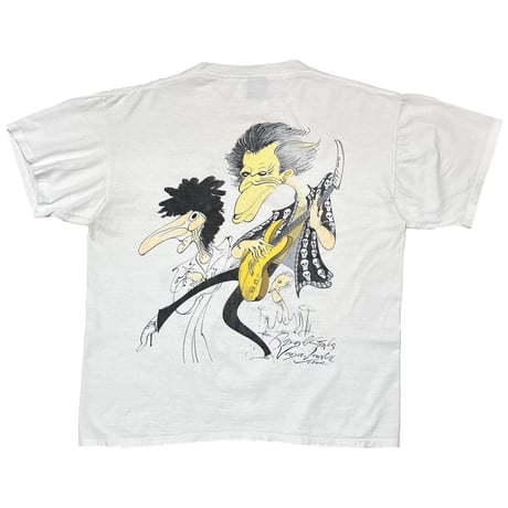 ROLLING STONES 1994 Gerald Scarfe WHITE BROCKUM XL 5035