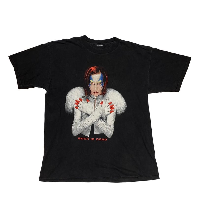 Marilyn Manson グラフィックTシャツ XL MARILYN MANSON ROCK IS DEAD FIT LIKE XL 8430 |