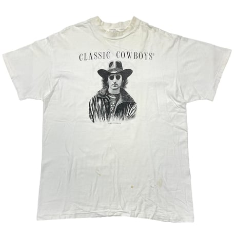 JOHN LENNON CLASSIC COWBOYS WHITE FITS LARGE 0462