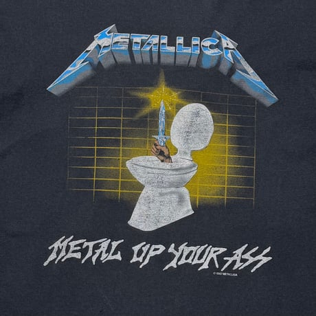 METALLICA METAL UP YOUR ASS FRUIT OF THE LOOM LARGE 9143
