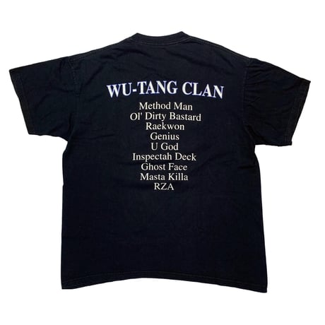 WU-TANG CLAN WU-TANG MEMBER BLACK BLUE POLYGRAM XL 2805