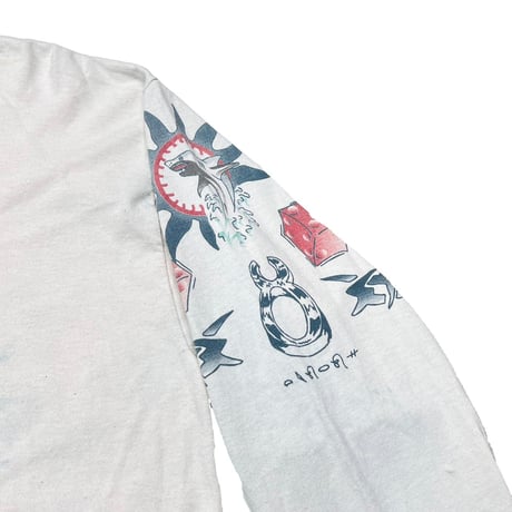 DENNIS RODMAN TATTOO LS WHITE XL 1241