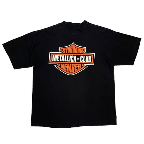 METALLICA IN CLUB HARLEY DAVIDSON LOGO TEE GIANT XL 3168