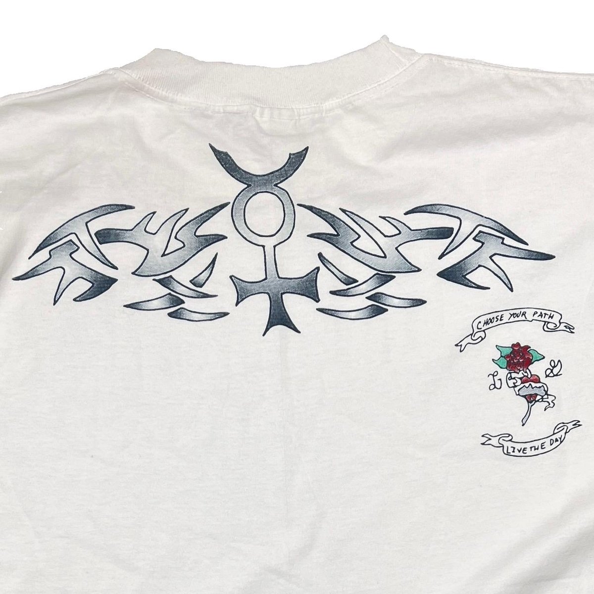 【レア】Dennis Rodman Tattoo LS DENNIS RODMAN TATTOO LS WHITE XL 0303 | greatLA