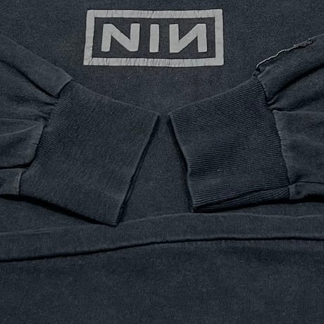 NINE INCH NAILS BOX LOGO TOO FUCKED UP FRAGILITY LS ALL SPORT LARGE 1874