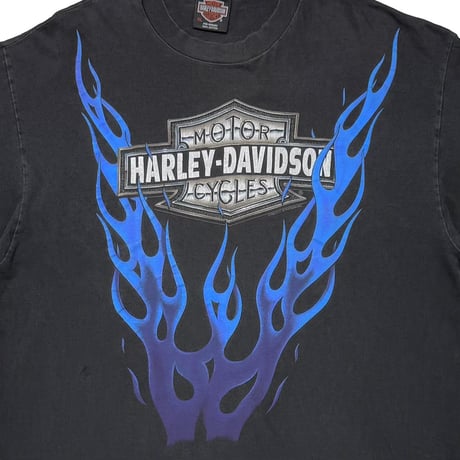 HARLEY DAVIDSON MAHCESTER FRONT V BLUE FLAME FITS XL 8853