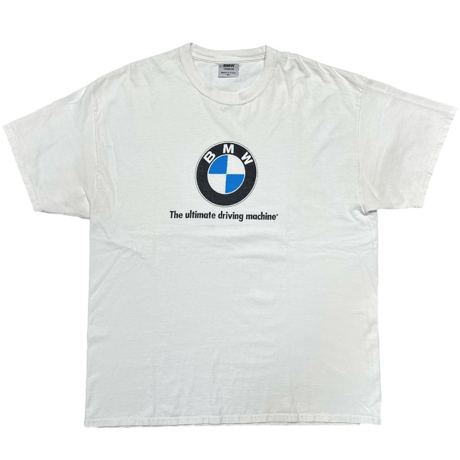 BMW EMBLEM LOGO TEE WHITE XL 3485
