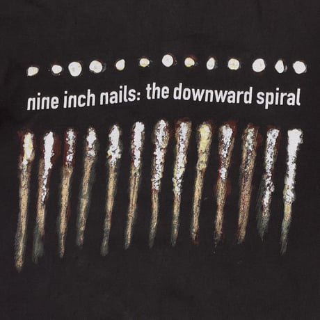 NINE INCH NAILS THE DOWNWARD SPIRAL HANES LARGE 1134