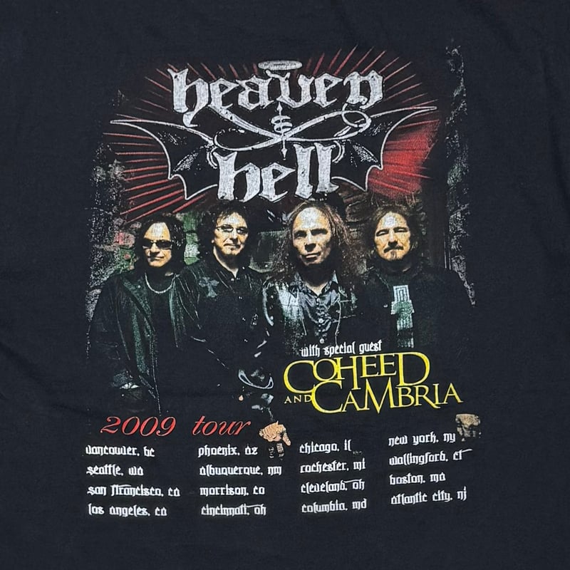 BLACK SABBATH HEAVEN AND HELL 2009 TOUR ALSTYLE
