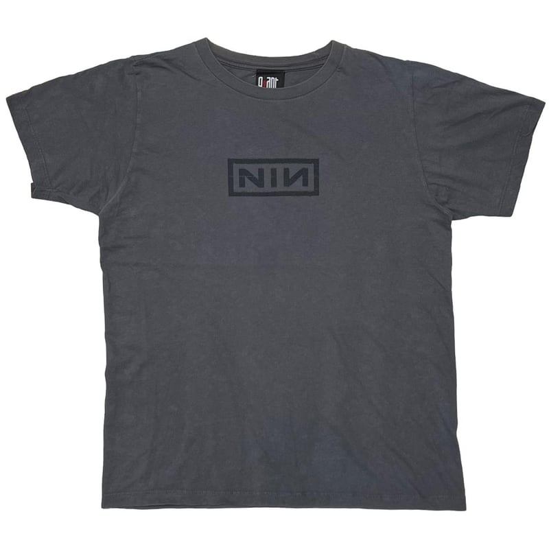 NINE INCH NAILS WITH TEETH NIN BOX LOGO CHARCOA