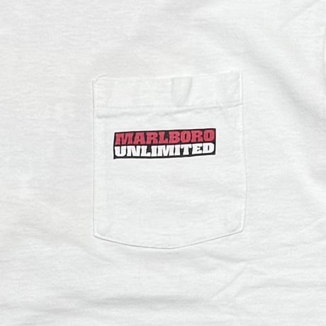 Marlboro HORSE CREEK POCKET TEE WHITE FRUIT OF THE LOOM XL 7168