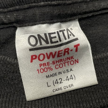 OLD&VINTAGE 90S GUNSHOT SMILE ONEITA LARGE 0851