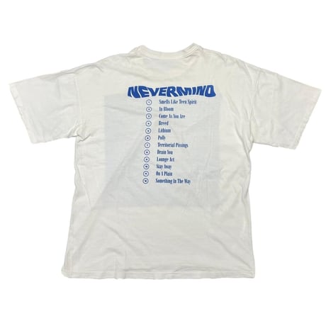 NIRVANA NEVERMIND 90's WHITE FITS XL 5352