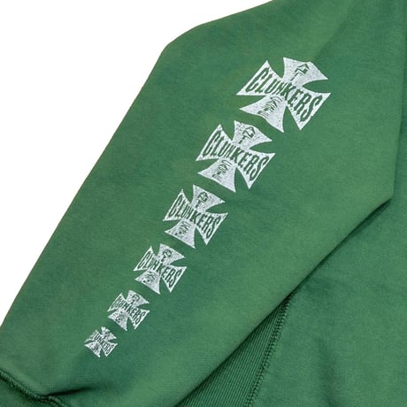 greatLAnd ORIGINAL CLUNKERS CREW NECK SWEAT SHIRT GREEN