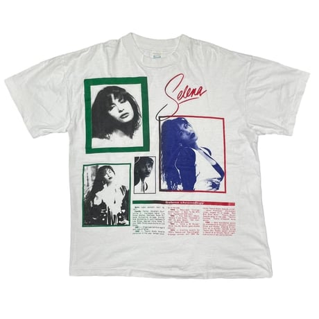 Selena Quintanilla-Pérez BOOTLEG SELENA CHRONOLOGY WHITE FITS LARGE 8782