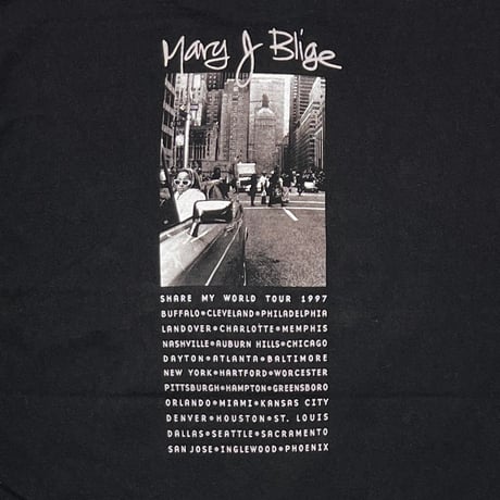 MARY J BLIGE SHARE MY WORLD TOUR 1997 TULTEX LARGE 7123
