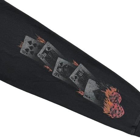 HARLEY DAVIDSON FLAMING DICE SLEEVE CARD LAS VEGAS LS XL 3298