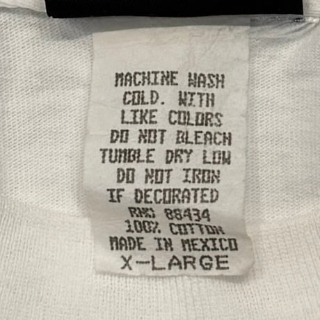 RAGE AGAINST THE MACHINE 1999 BARBARA KRUGER WHITE GIANT XL 8640