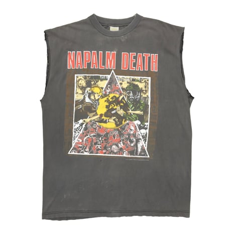 NAPALM DEATH CAMPAIGN FOR MYSICAL DESTRUCTION EUROPE 1992 SLEEVE LESS XL 3259