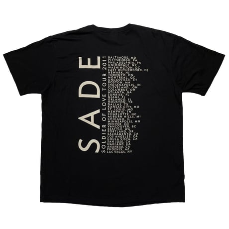 SADE SOLDIER OF LOVE TOUR 2011 BLACK XL 4124