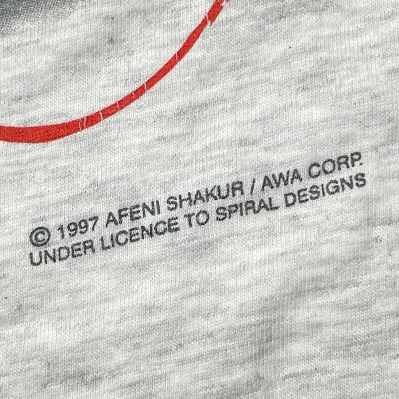 2PAC 1997 PEACE HAND SIGN ASH GREY XL 0877 | gr