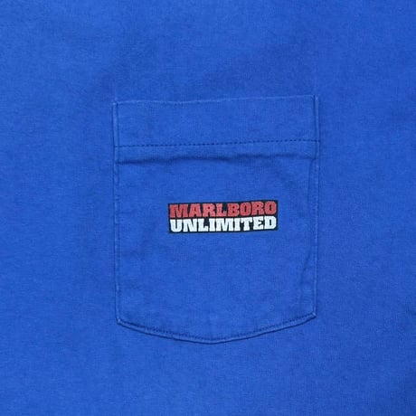 Marlboro UNLIMITED COYOTE POCKET TEE BLUE OSFA FITS XL 2839