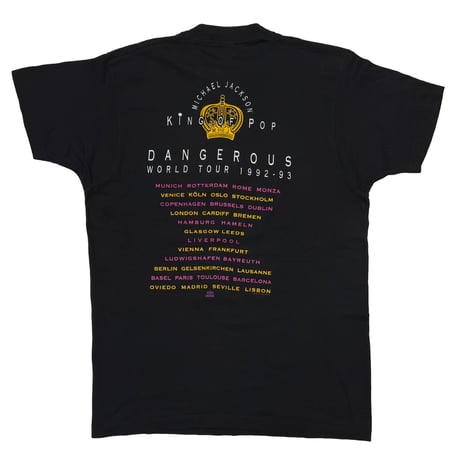 MICHAEL JACKSON DANGEROUS WORLD TOUR 1992-93 EYES SCREEN STARS XL 9525