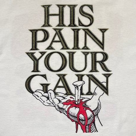 LORD'S GYM 1990 HIS PAIN YOUR GAIN WHITE DELTA XL 2992