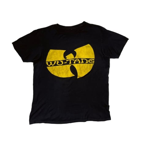 WU-TANG CLAN LIVE THE FORUM DOUBLE SIDE TEE BLACK FIT LIKE LARGE 7339