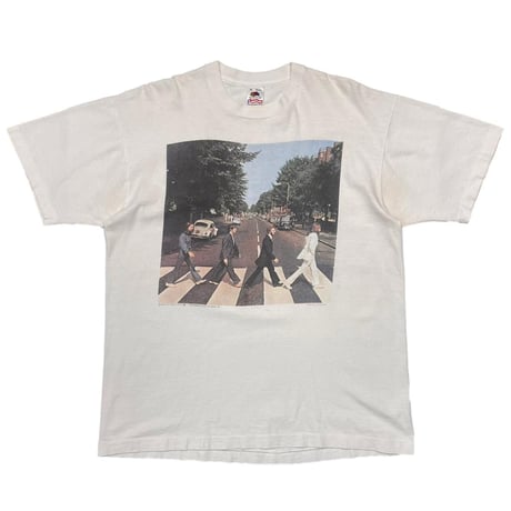 BEATLES 1990 ABBEY ROAD WHITE FRUIT OF THE LOOM XL 9306