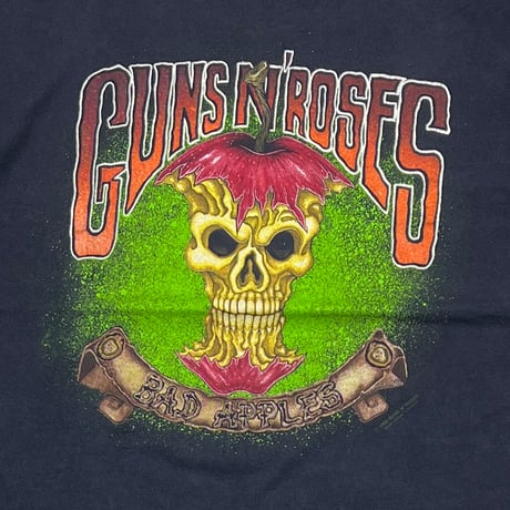 GUNS N' ROSES BAD APPLE USE YOUR ILLUSION 1991-1993 BROCKUM XL 6737