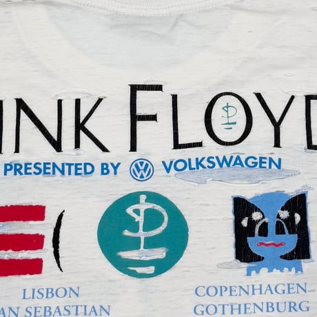 PINK FLOYD 1994 EUROPEAN TOUR DIVISION BELL WHITE BROCKUM XL 8259