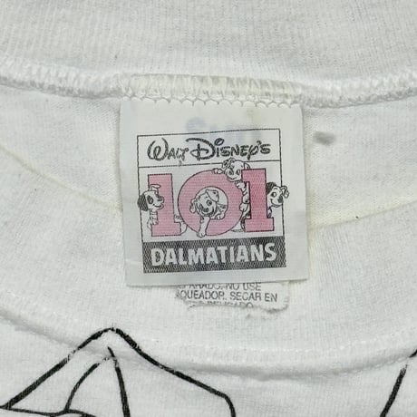 DISNEY VINTAGE 101 DALMATIANS OVP WHITE FITS XL 7363