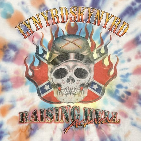 LYNYRD SKYNYRD RAISING HELL AGAIN TIE DYE FITS LARGE 2415