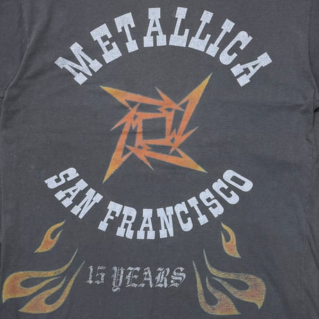 METALLICA 15 YEARS FLAME LS BLACK EURO XL 8959