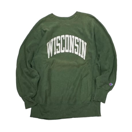 90S CHAMPION REVERS WEAVE WISCONSIN OLIVE GREEN FITS XL 3230